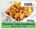 Fűszeres, héjas hasábburgonya