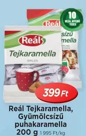 Tejkaramella, Gyümölcslízű puhakaramella