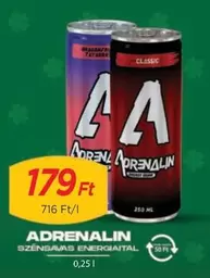 ADRENALIN SZÉNSAVAS ENERGIAITAL