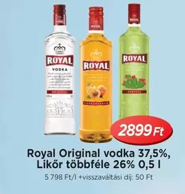 Original vodka, Likör többféle