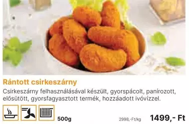 Rántott csirkesszárny