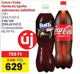 Coca Cola - Coca-Cola, Fanta és Sprite szénsavas üdítőital