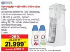 Sodastream - Szódagép + ajándék 2 db szörp