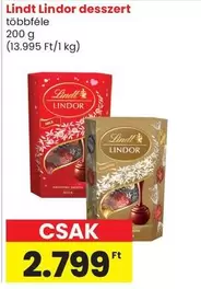 Lindt Lindor desszert
