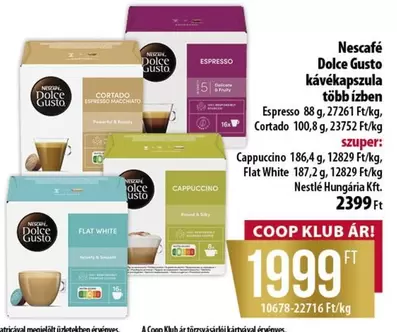 Dolce Gusto -  kávé kapszula