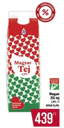 Magyar Tej ESL tej