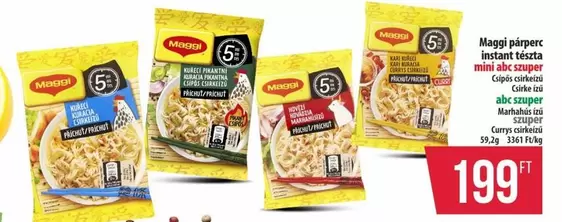 Maggi pörpercc instant tészta mini abc szuper