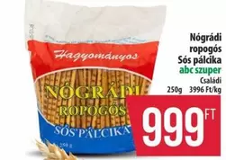 Ropogós Sós Pálcika