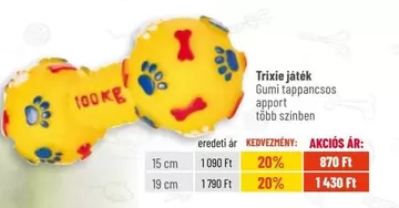 Gumi tappancsos apport