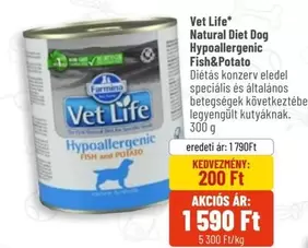 Natural Diet Dog Hypoallergenic Fish & Potato