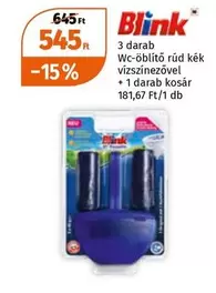 Wc-öblítő rúd kék