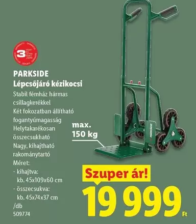 Lépcsőjáró kézikocsi