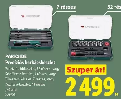 Preciziós barkácskészlet, 32 részes, vagy Kézi fúró-készlet, 7 részes, vagy Tűreszelő-készlet, 7 részes, vagy Kézi fúró-készlet, 41 részes /készlet 509756