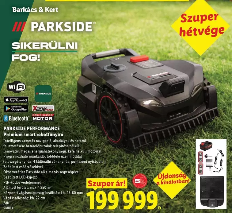 PARKSIDE SIKERÜLNI FOG! Robotfűnyíró