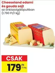 Cheeseland edami és gouda sajt