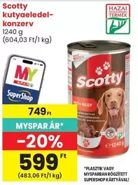 Scotty kutyáélel-konzerv