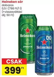 Heineken - dobozos sör