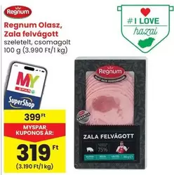 Regnum Olasz, Zala felvágott szeletelt, csomagolt