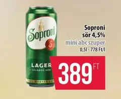 sör 4,5%