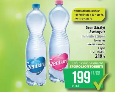 ásványvíz mini abc szuper