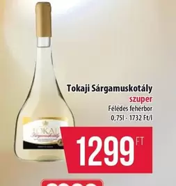 Tokaji Sárgamuskotály
