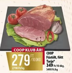 Füstölt, főtt Tarja