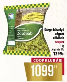 Sárga hüvelyű Zöldbab