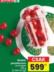 Shaker paradicsom csomagolt