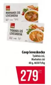 Coop leveskocka Tyúkhús ízű, Marhahús ízű