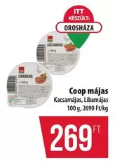 Coop májas Kacsamájas, Libamájas