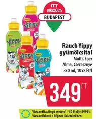 Rauch Yippy gyümölcsital