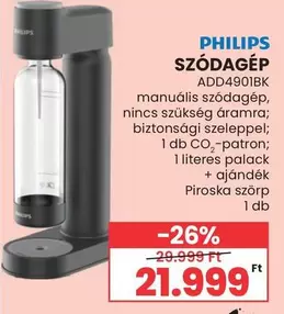 Szódagép ADD4901BK