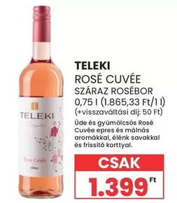 ROSÉ CUVÉE SZÁRAZ ROSÉBOR