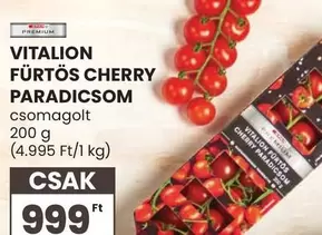 FÜRTÖS CHERRY PARADICSOM