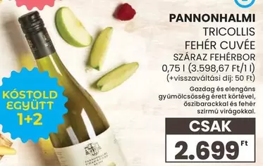 FEHÉR CUVÉE SZÁRAZ FEHÉRBOR
