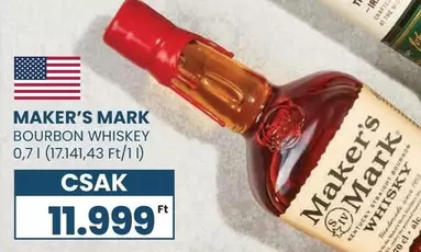 BOURBON WHISKEY 0,7 l