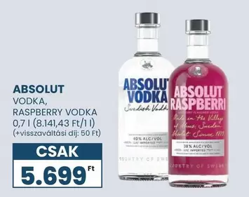 VODKA, RASPBERRY VODKA
