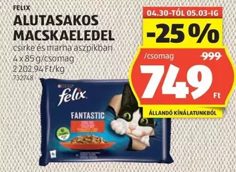 ALUTASAKOS MACSKAELEDEL