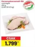 Pecsenyenyak-file csomagolt