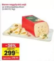 Baron nagylyukú sajt