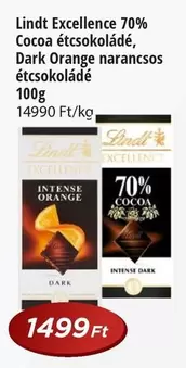Excellence 70% Cocoa étcsokoládé, Dark Orange narancsos étcsokoládé