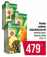 Verde nektár édesítőszerrel