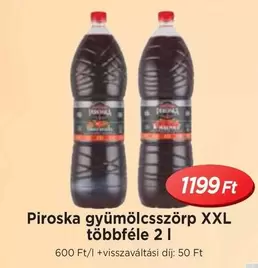 Xxl - Piroška gyümölcsszörp XXL