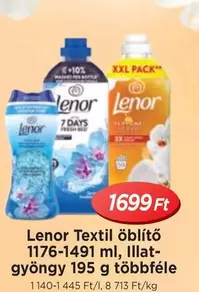 Xxl - Textil öblítő 1176-1491 ml, Illatgyöngy 195 g többféle