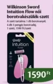 Intuition Flow női borotvakészülék-szett