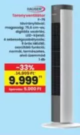 Toronyventilátor F-76