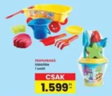 Homokozó játékszett