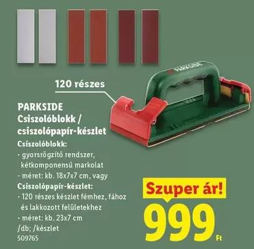 Csiszolóblokk / csiszolópapír-készlet