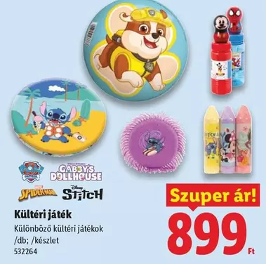 Kültéri játékok /db; /készlet 532264