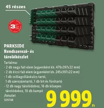 Rendszerező- és tárolókészlet